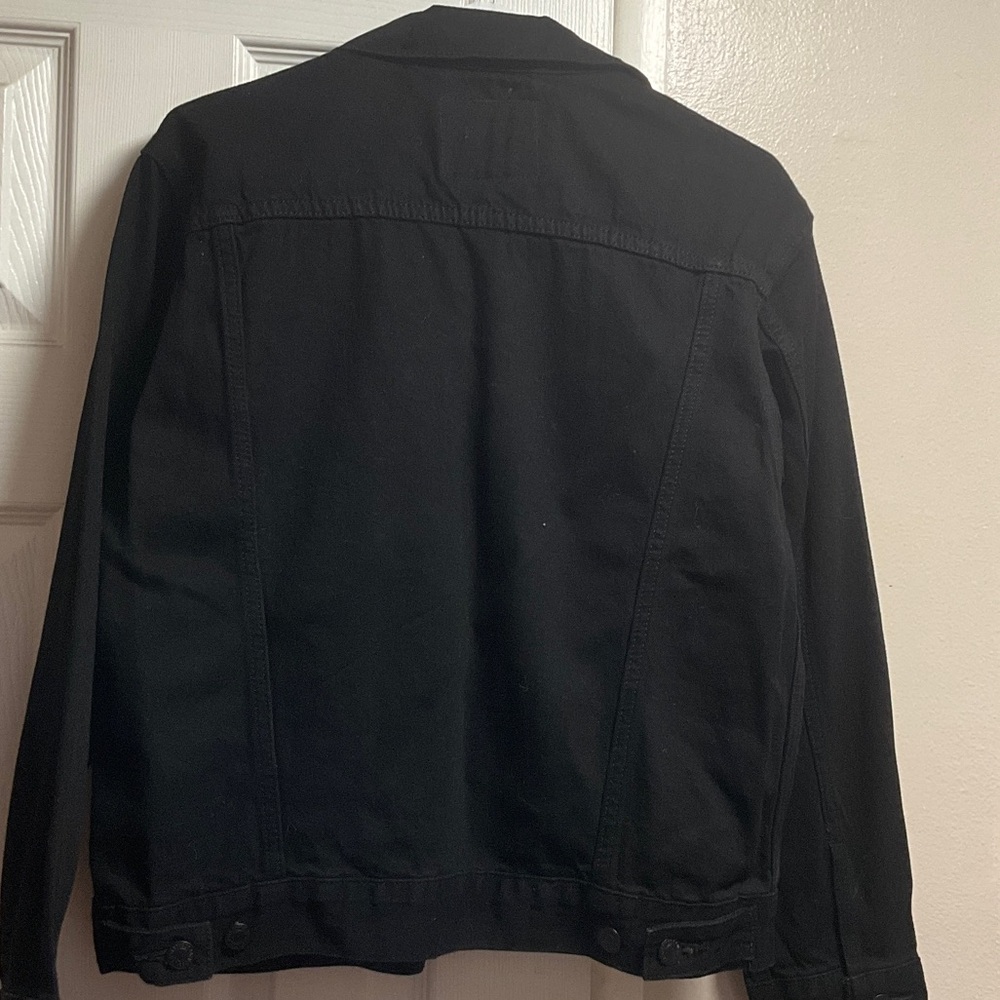 Levi's Black Jean Jacket - Picture 5 of 6